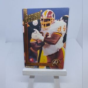 1991 Action Packed 24 KT Gold 16G Bobby Wilson  Redskins NM